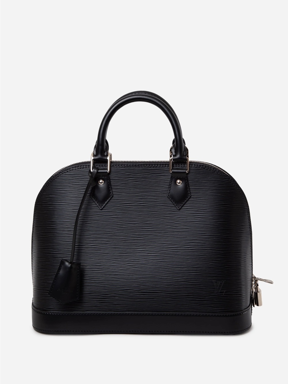 Louis Vuitton 2016 Black Epi Alma PM Top Handle Bag